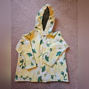 Hartstrings Vintage Yellow/Green Raincoat - Paper Tag, Made In USA 3t